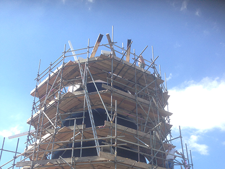 Creative Scaffolding solution provided in West Sussex